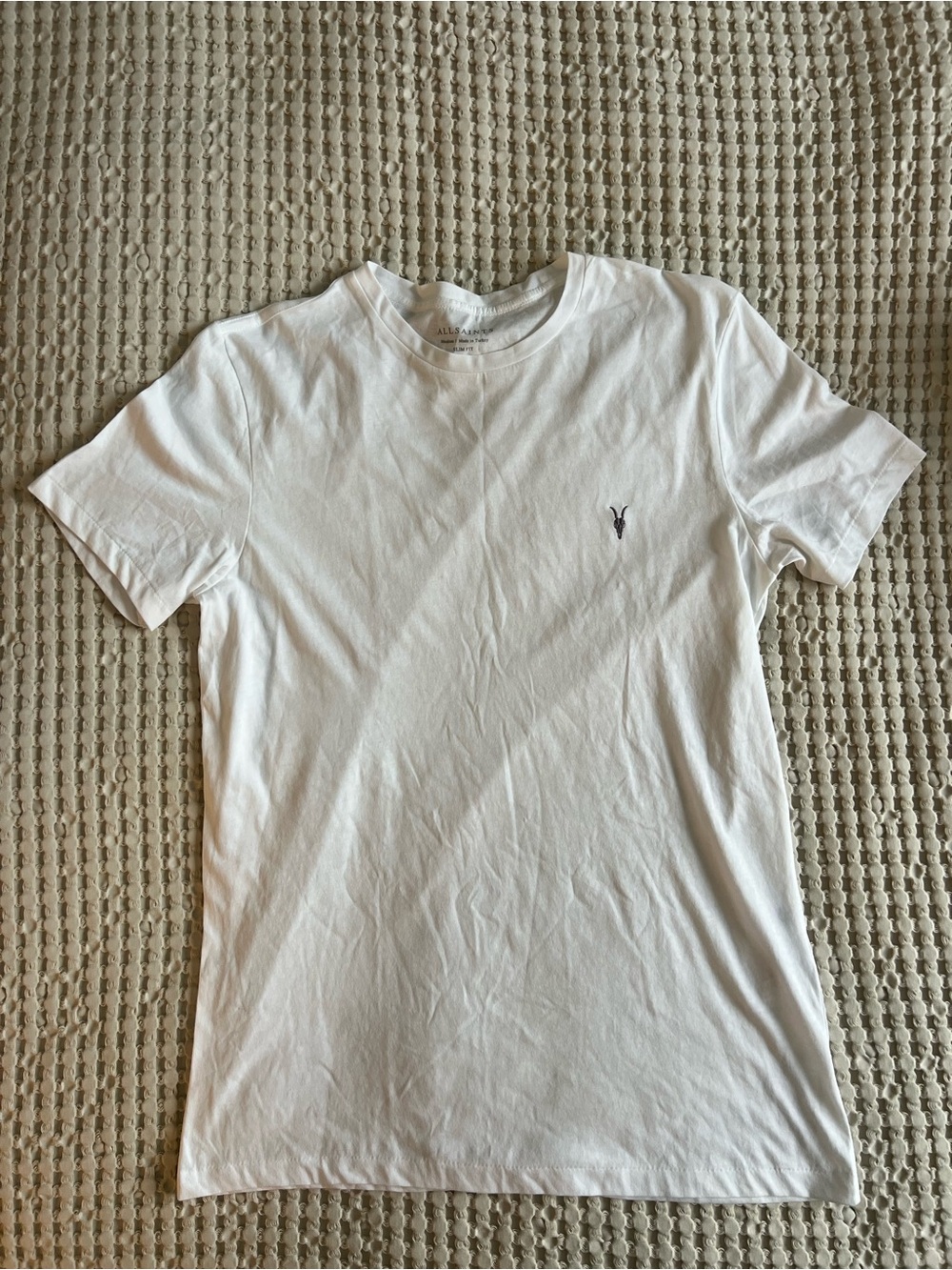 AllSaints Tonic Slim-Fit Cotton T-Shirt White Men's M NWOT